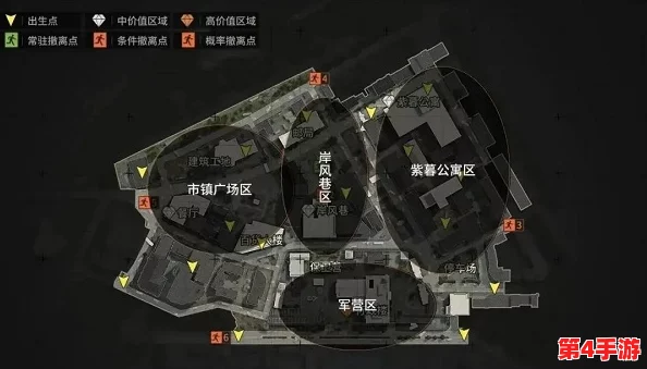 暗区突围：揭秘军港隐秘角落，六大绝佳伏击点精准定位指南