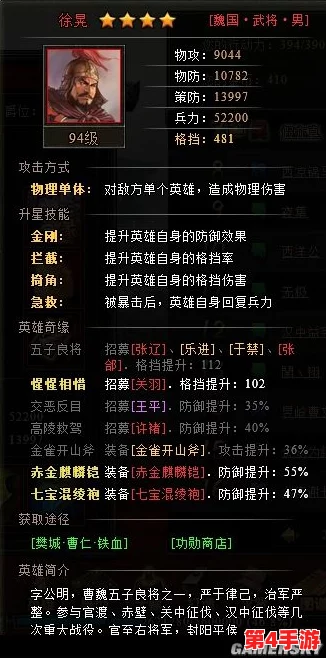 三国乱世英雄谱：诸侯麾下武将实力大起底，顶尖战将TOP榜单强力推荐！