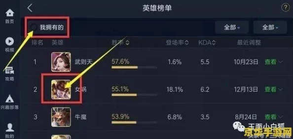 《王者荣耀》中快速冲榜秘籍：揭秘那些轻松获取荣耀标签的热门英雄