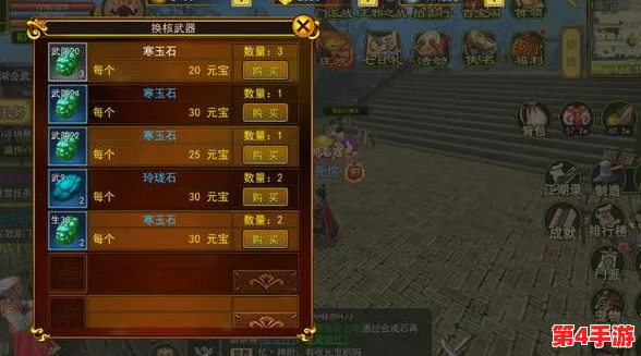 热血江湖中，哪家商铺独家售卖珍稀特效药品？