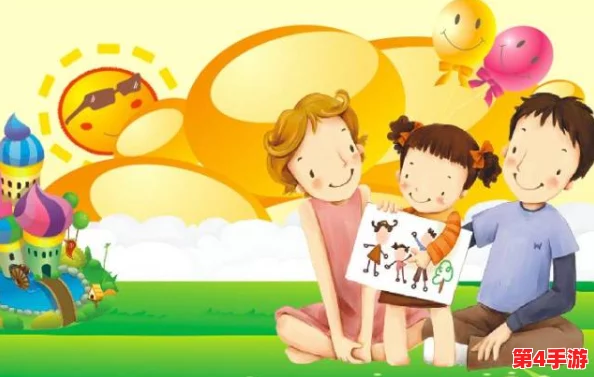 一小孩和妈妈摘萝卜(黄)生孩子，欢声笑语中感受亲子时光的美好与温暖