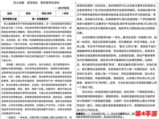 白洁的学生晶晶给钟成的一封信:关于教育与成长的思考,传递师生情谊的重要性与影响力 白洁的学生晶晶给钟成的一封信:关于教育与成长的思考,传递师生情谊的重要性与影响力