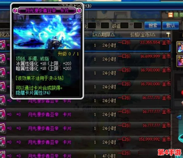 《地下城与勇士》中,哪张稀有卡片性价比最高?属性强化与角色适配全面分析! 《地下城与勇士》中,哪张稀有卡片性价比最高?属性强化与角色适配全面分析!
