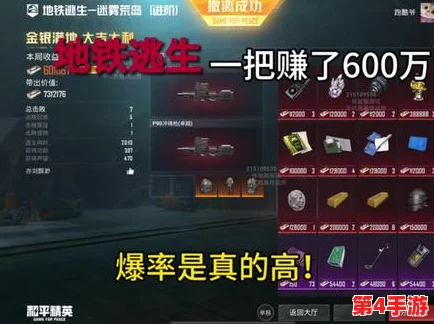 地铁逃生新手攻略：揭秘哪张地图装备爆率最高，助你快速上手赢在起跑线！